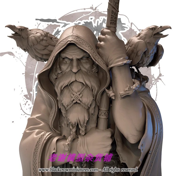 Black Crow Miniatures ODIN bust 1/12 - 图1