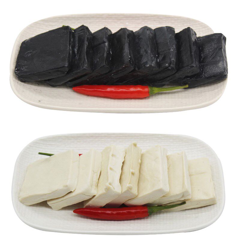 湖南特产长沙生胚油炸黑白臭豆腐 喜利发食品臭豆腐