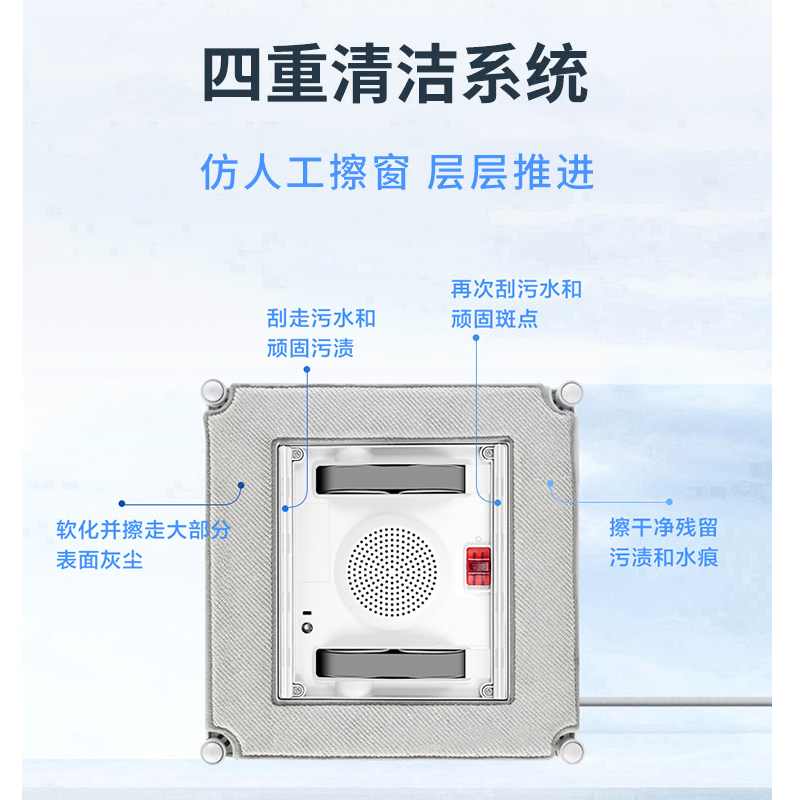 科沃斯官翻机窗宝W920擦窗机器人家用智能全自动擦玻璃一体W1pro - 图2