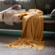 Sloth Diary Ins Nordic Wind Sofa Hair Cover Blanket Lunch Sleeping Blanket Famous board Bed Tail Blanket Imitation Cashmere Casual