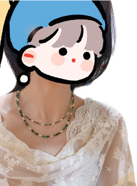 日本小众绿松石珍珠项链手链