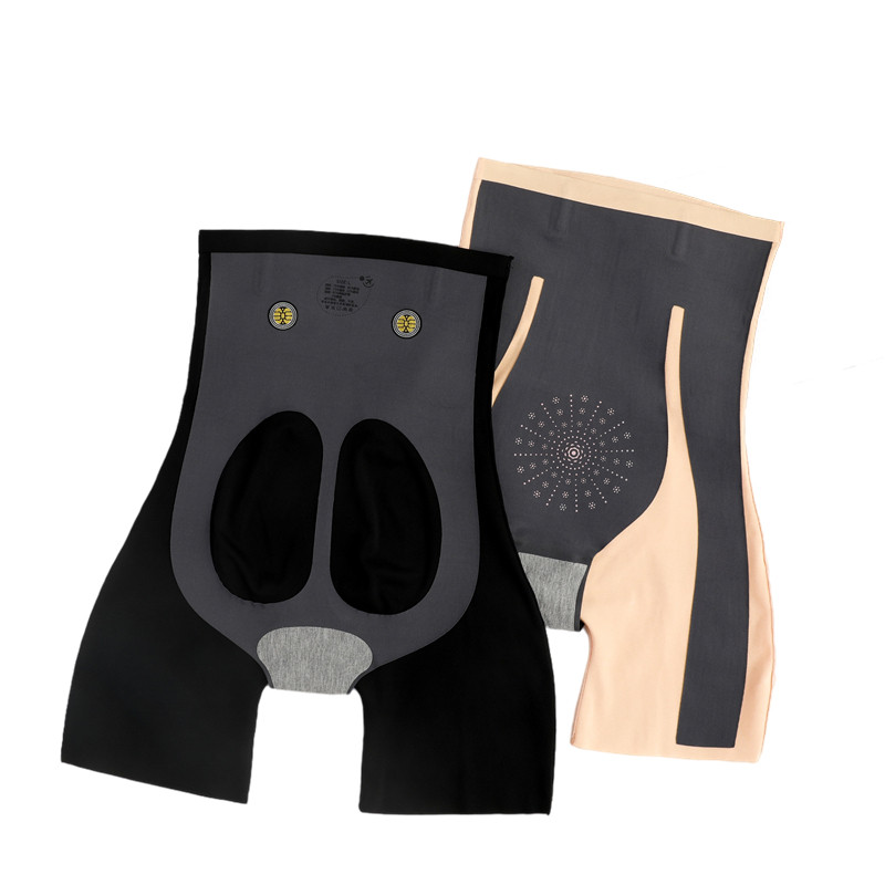 收腹提臀裤高腰塑形小黑裤女短裤 卡蓝蝶打底裤