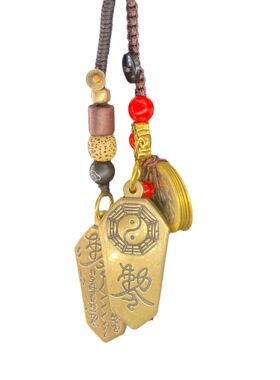 道家邪惊吓招财健康玄学吊坠赦令僻邪挂件午时护身符物品随身携带