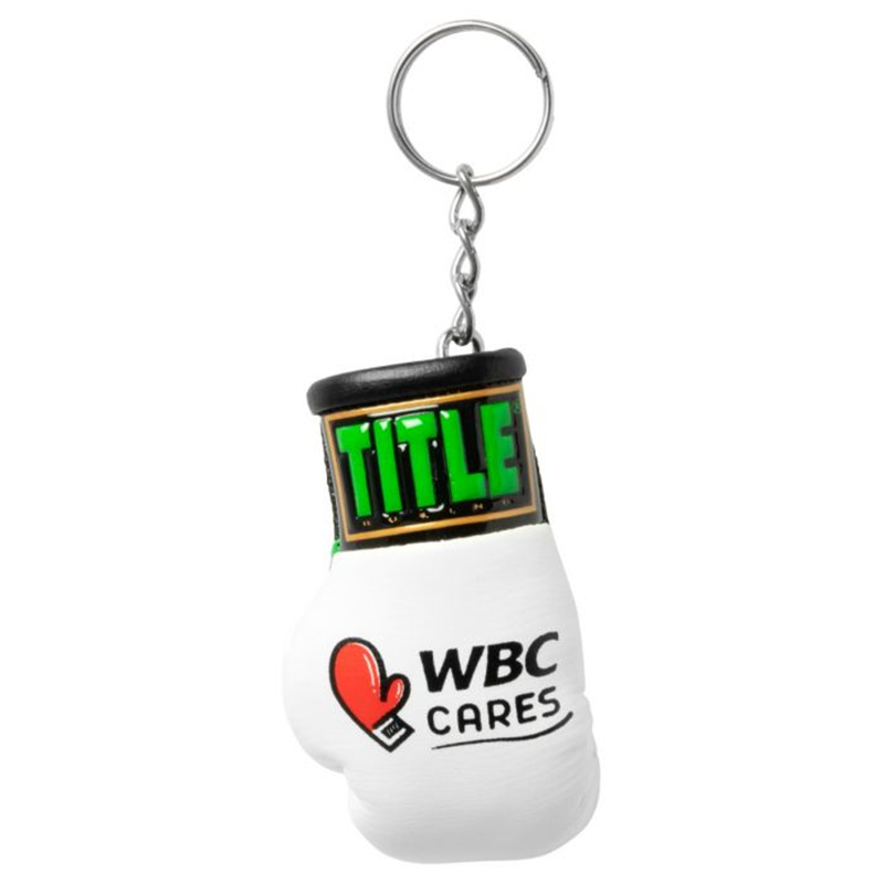 TITLE WBC MINI GLOVES 迷你WBC限定限量拳击手套拳套挂饰钥匙扣 - 图1