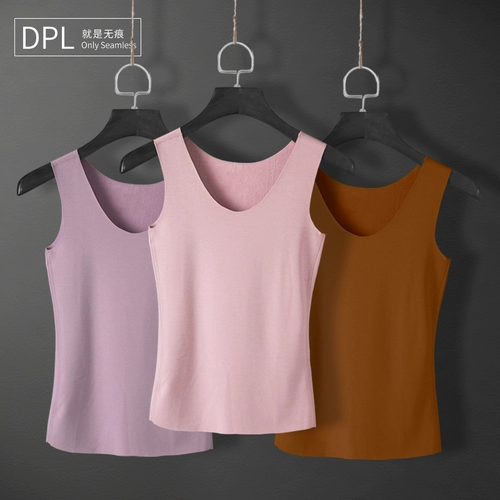 Бархатный удерживающий тепло жилет, флисовое зимнее нижнее белье для влюбленных, термобелье, увеличенная толщина