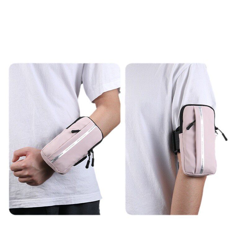 Mobile phone storage bag sports arm bag outdoor running wrist bag thin waterproof morning jogging fitness equipment for men and women