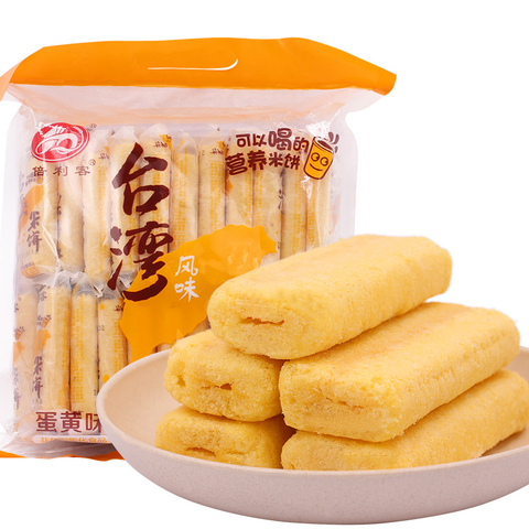 倍利客台湾风味米饼整箱米酥棒休闲膨化零食品儿童零食饼干大礼包
