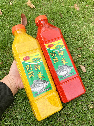 西部风九元招牌神米打窝米野钓酒米鲫鱼鲤鱼底窝料野钓诱鱼黑碎米 - 图1