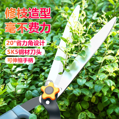 修草坪绿篱剪园艺大剪刀园林花剪修花修枝剪花木剪草强力修剪树枝 虎窝淘