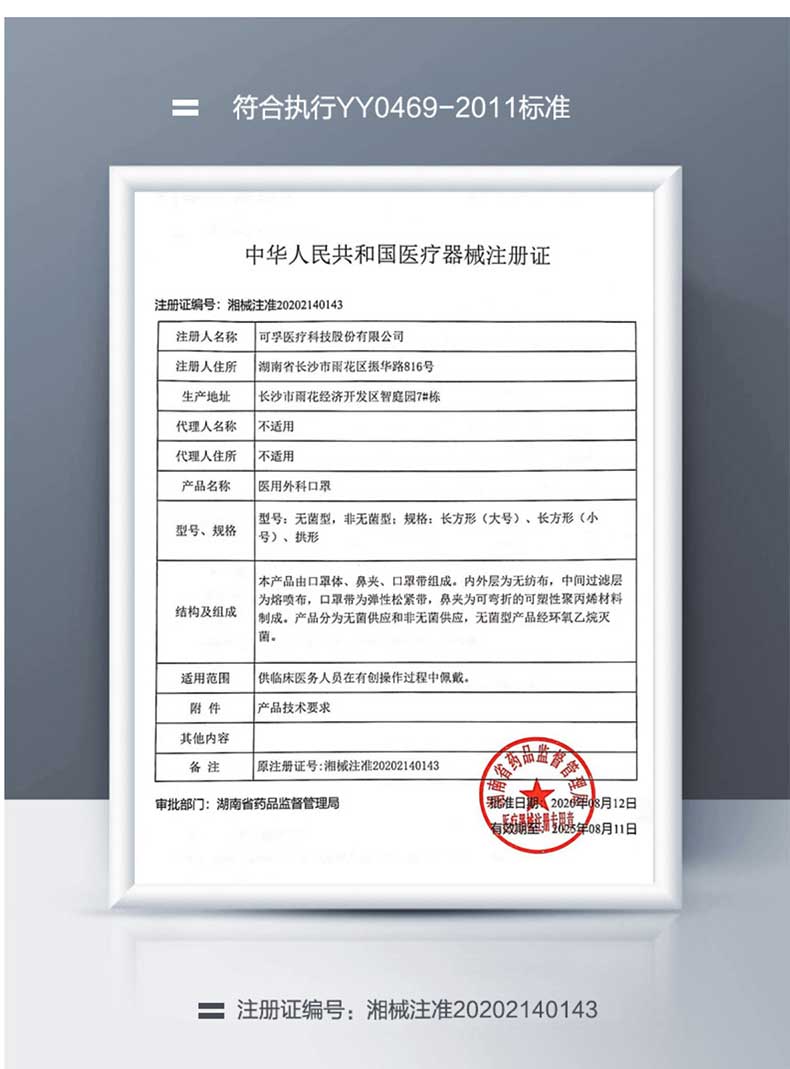 可孚一次性医用卡通口罩成人医疗三层正品2023新款时尚版外科罩白-图1