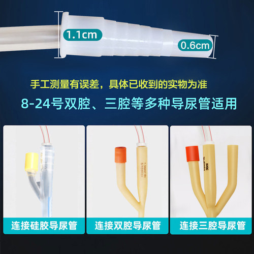 可孚医用一次性使用导尿管尿袋胆汁引流袋防逆流老人男用集接尿器 - 图2