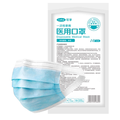 Kefu disposable medical mask female wide ear band thin three-layer medical mouth band