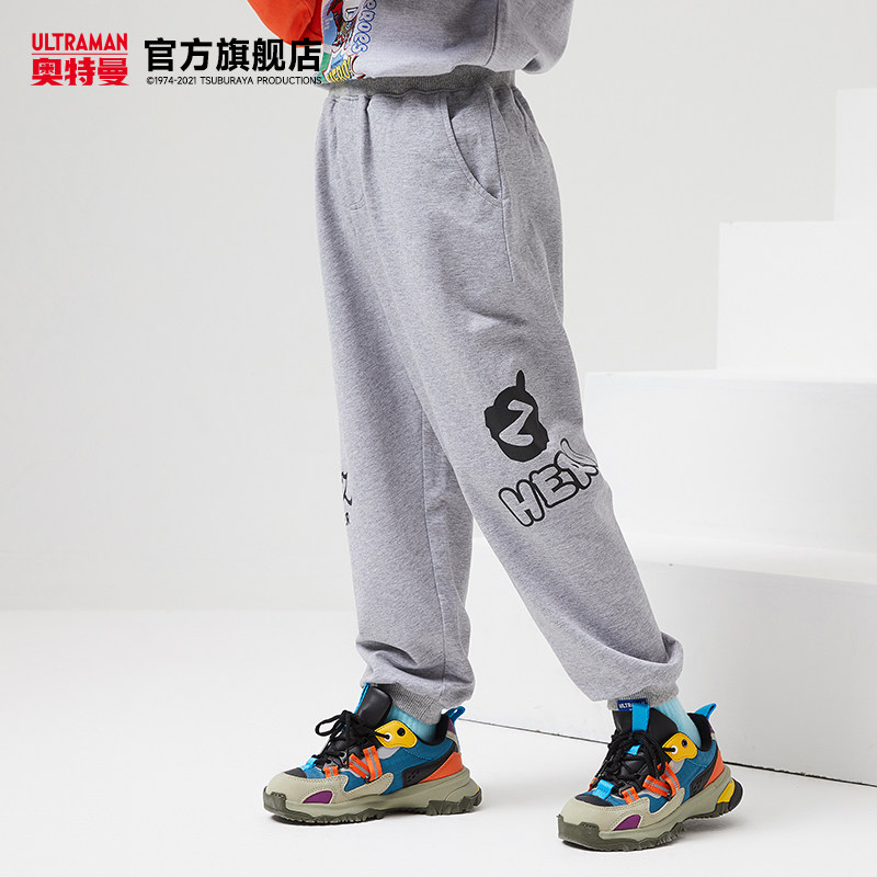 奥特曼童装男童休闲宽松2022运动裤 奥特曼玩具裤子