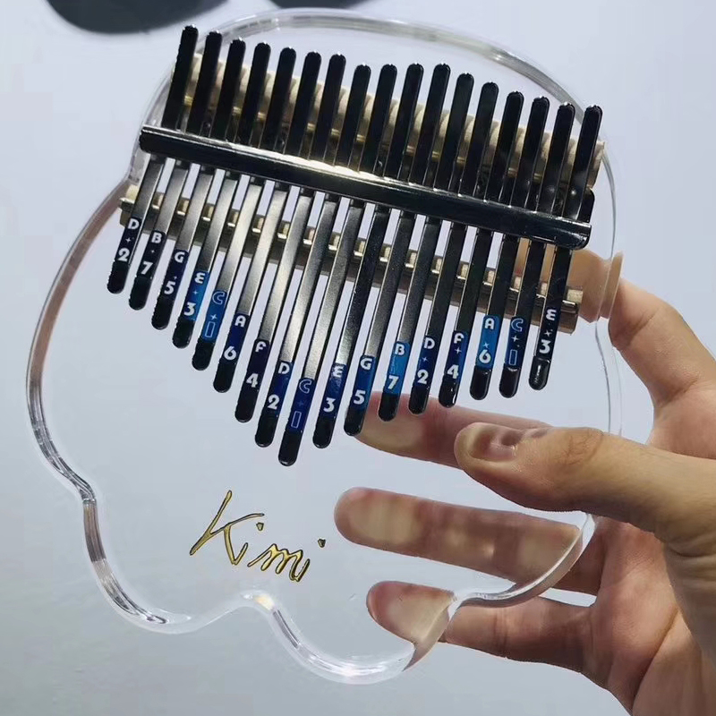 kimi正品卡林巴拇指琴 水晶透明 卡灵巴卡淋巴母指琴初学者巴林琴 - 图2
