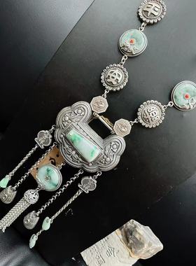 其他男女足银錾刻复古