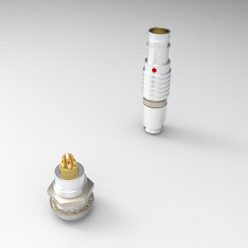 兼容LEMO雷莫连接器推拉自锁航插FGG插头EGG插座00 0B 1B 2B 3B - 图3