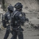French gign summer special battle helmet camouflage uniform