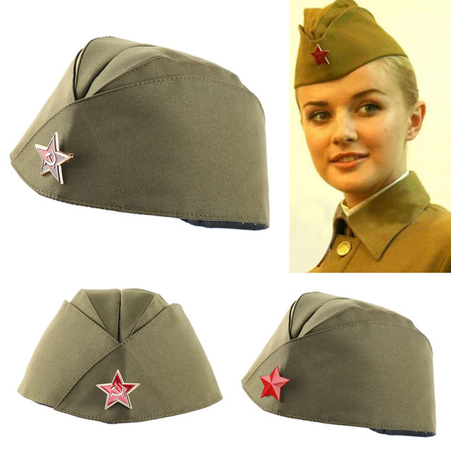 Military fans Cold War outdoor era Russian ship-shaped hats for men and women military fans collection Soviet hats sailor dance hats