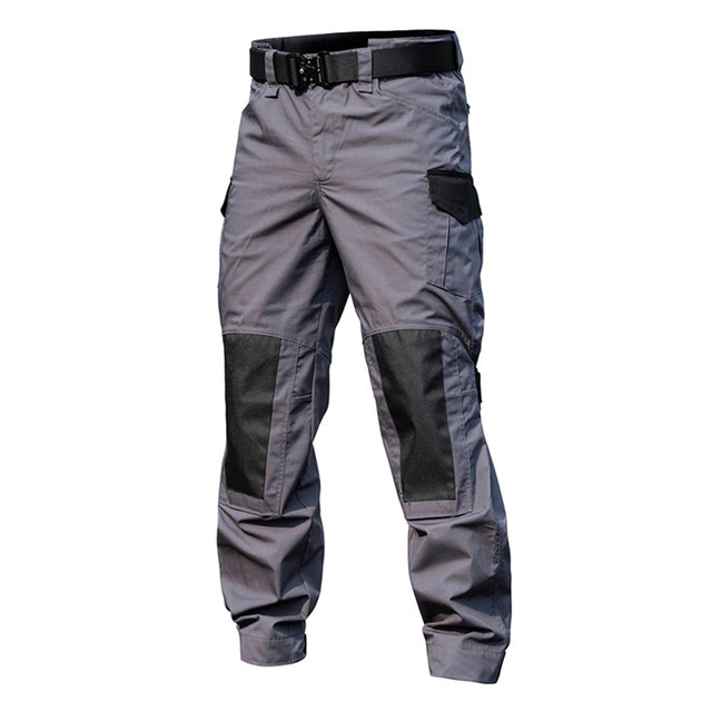 Black and gray assault RG color waterproof pants commuting trousers