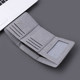 Three-fold canvas wallet for male students short small wallet