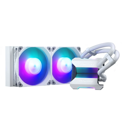 Glacier One 240 360 M25 ARGB Черно -белый интегрированный ЦП