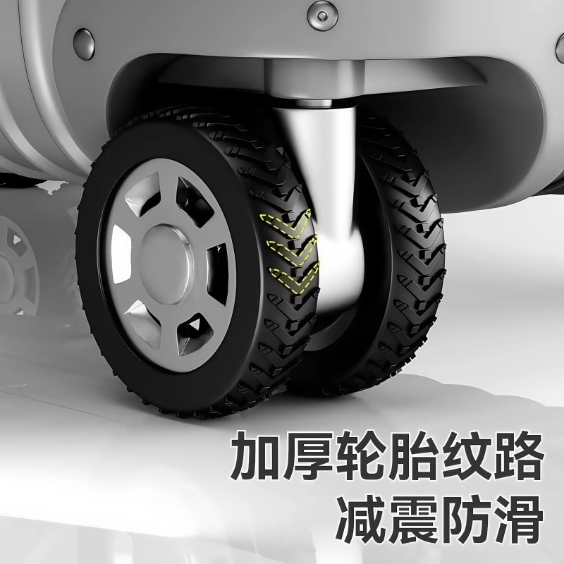 行李箱轮子橡胶套静音旅行箱滚轮拉杆箱保护套替换硅胶万向轮轮套 - 图1