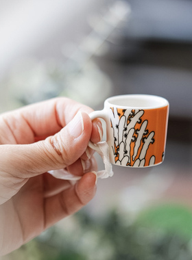 芬兰Arabia姆明迷你杯装饰挂件