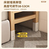 Spliced bed bedside widened for adults to sleep lifting solid wood