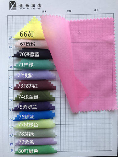 防晒服布料【20D低弹】尼龙半透明面料糖果防紫外线面料透气轻薄 - 图2