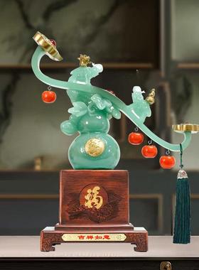 树脂装饰中式客厅寓意纳福家饰