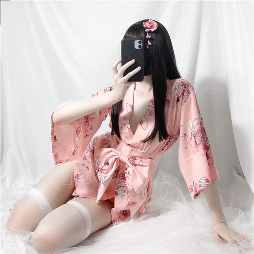 Сексуальный кардиган, японское нижнее белье, японская пижама, кимоно, банный халат, униформа, косплей