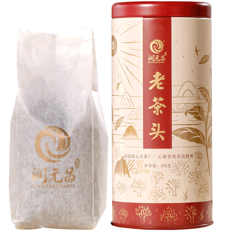 润元昌熟茶云南勐海老茶头250g罐装 热品库 性价比省钱购 润元昌熟茶云南勐海老茶头250g罐装 热品库 性价比省钱购