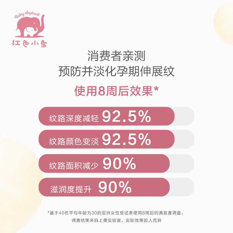 红色小象橄榄油孕妇妊娠纹护理油 红色小象去美妊娠纹护理