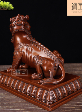 谛听地藏王瑞兽纯铜貔貅工艺品