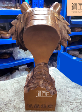 铜匠仁虎虎生威摆件客厅