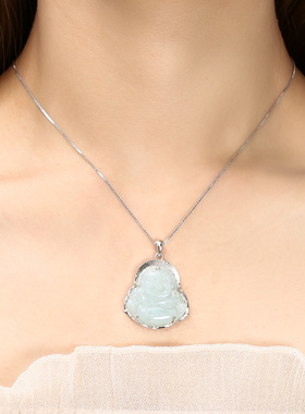 s925纯银观音复古送礼佳品玉佛