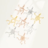 Подвеска, изумрудные аксессуары из воскового агата, чай Тегуаньинь, серебро 925 пробы