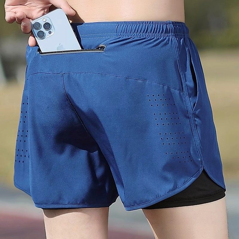 德国专业马拉松跑步短裤男士三分裤速干四分内衬夏季专用可放手机,淘宝优惠券,粉丝福利购,淘宝优惠卷