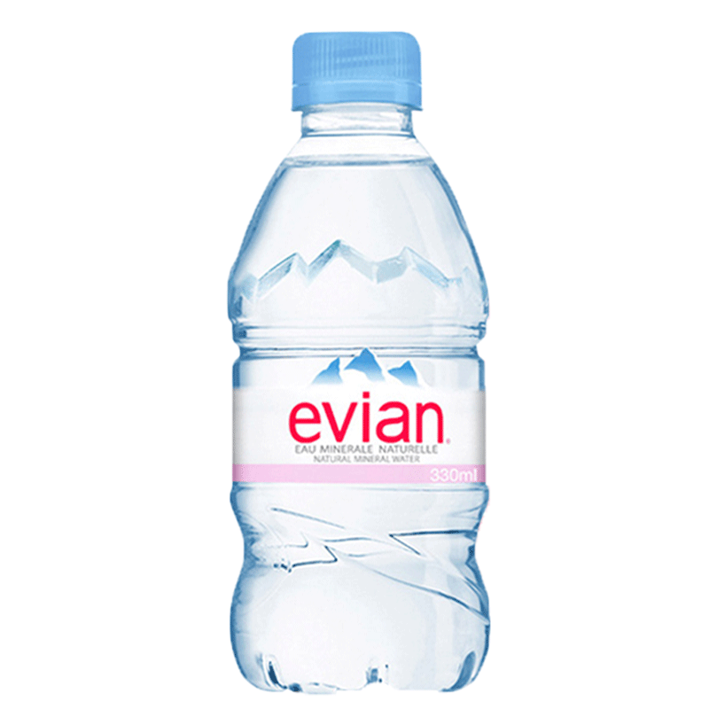 evian法国原装进口依云矿泉水330ml*24瓶 12瓶小瓶弱碱高端饮用水 - 图2