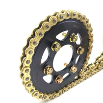 Ground flat line sports car sleeve chain accessories homegrown small ninja V6 motorcycle sprockets chain disc tooth disc 520H thickened chain