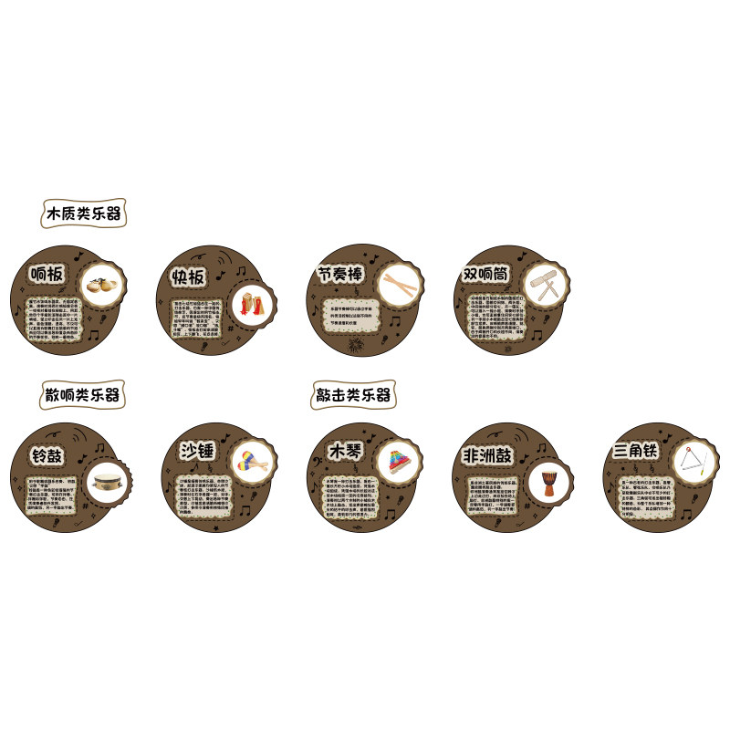 音乐教室布置装饰培训机构琴房幼儿园乐器区环创成品文化墙面贴画,淘宝优惠券,粉丝福利购,淘宝优惠卷