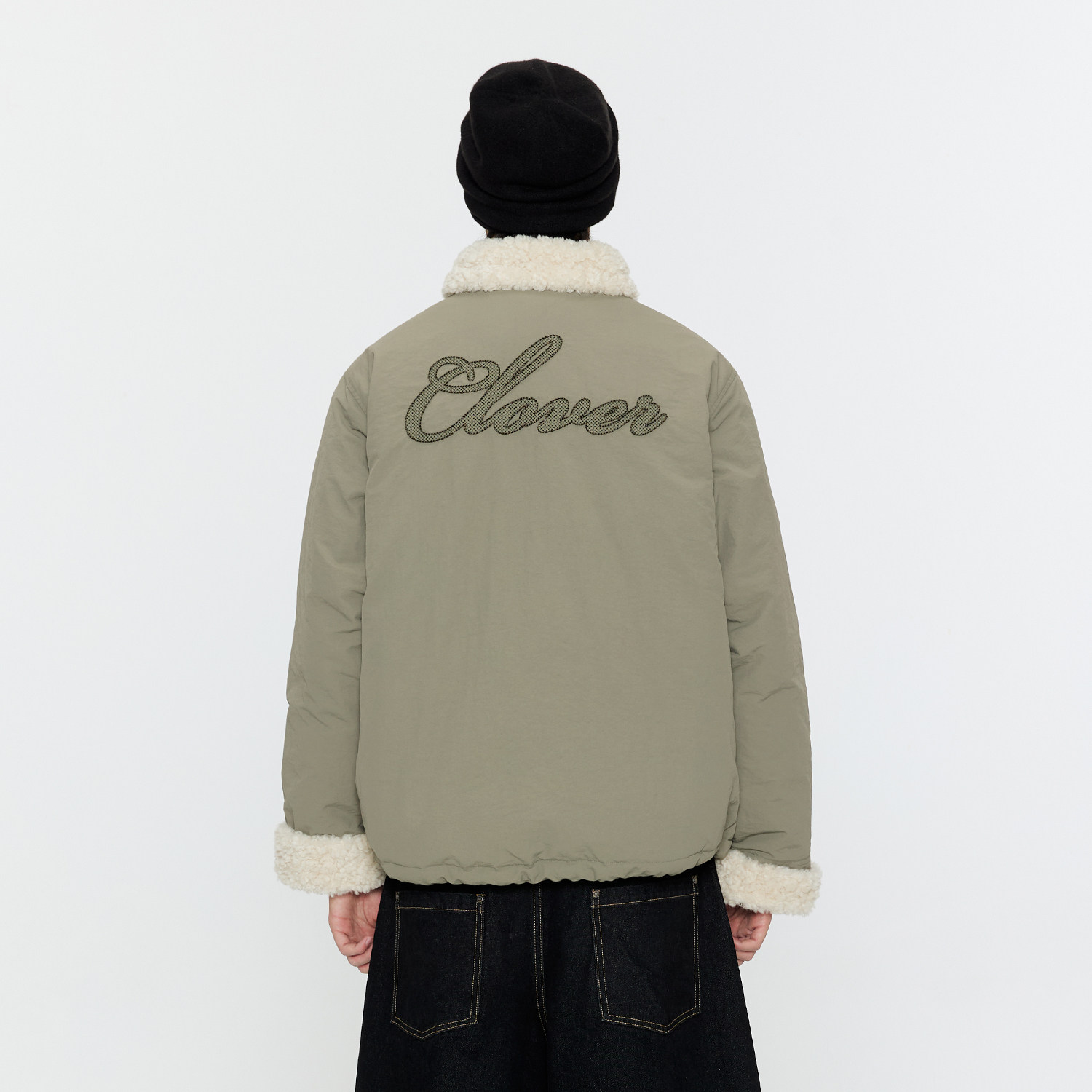 GUUKA灰绿色毛绒立领轻薄羽绒服冬季男款防寒服 情侣保暖外套宽松,淘宝优惠券,粉丝福利购,淘宝优惠卷