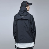 Дорожный спортивный плащ, черная куртка с капюшоном, оверсайз