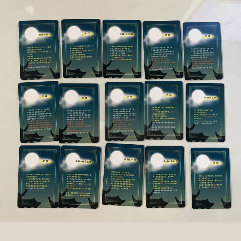 桌游卡牌桌游正版铁盒狼人卡牌聚会纸牌多人团建游戏卡片狼人聚会 - 图2