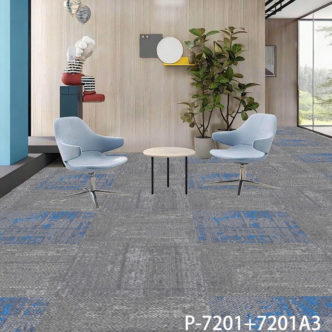 Office carpet splicing square billiard hall project