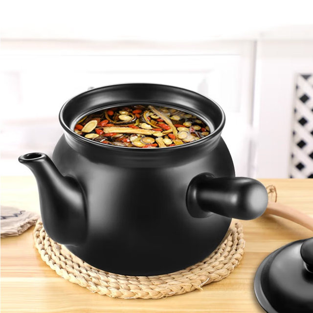 Porcelain City Sancai Healthy Decoction Pot Home Casserole