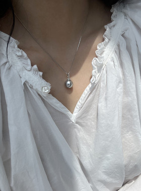 施家珍珠S925纯银肖邦链女高级感