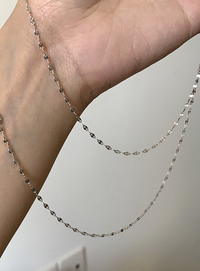 精工项链S925纯银太阳花嘴唇女