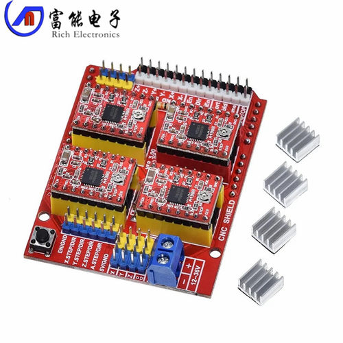 A4988驱动板模块 cnc shield v3 雕刻机扩展板 3D打印机 步进电机 - 图0