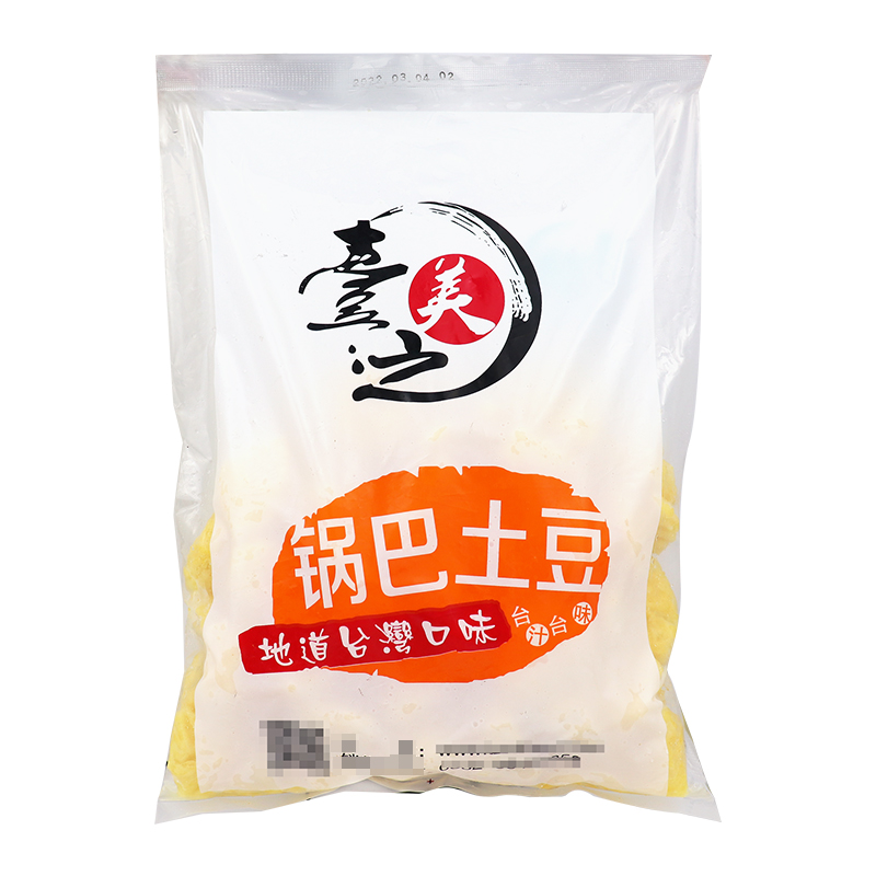 台之美锅巴土豆半成品2斤装冷冻油炸土豆块商用台式小吃炸鸡食材 - 图3